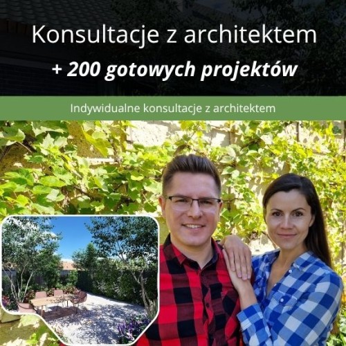 Konsultacje z architektem + 200 projektów rabat ogrodowych