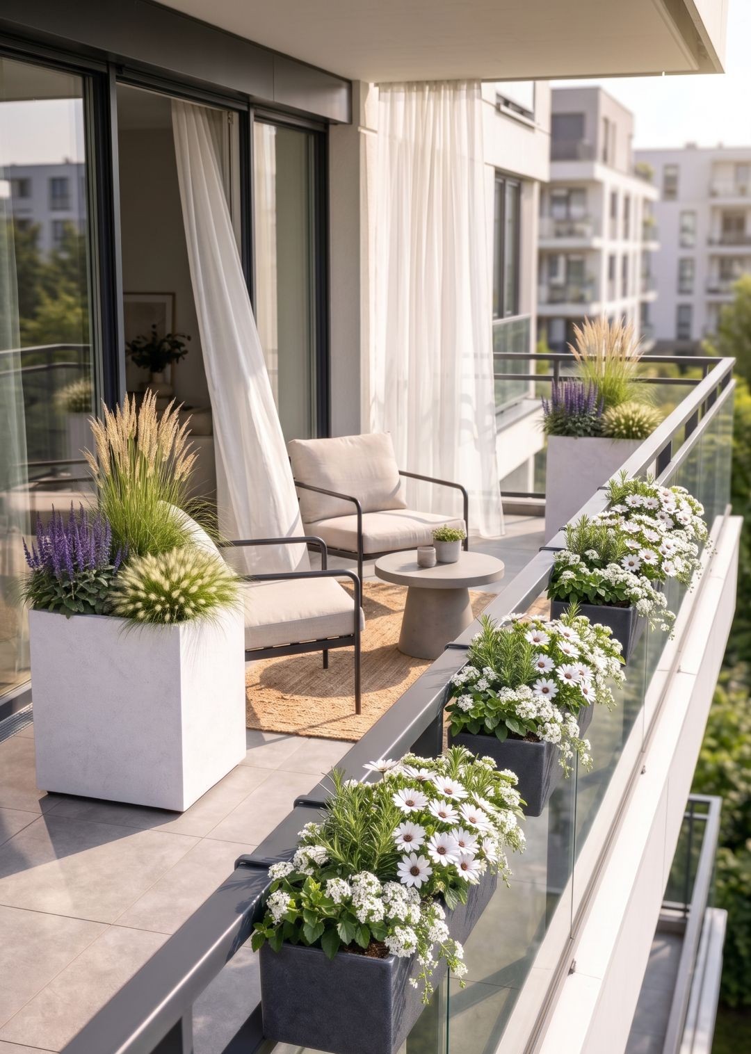 Balkon w stylu nowoczesnym